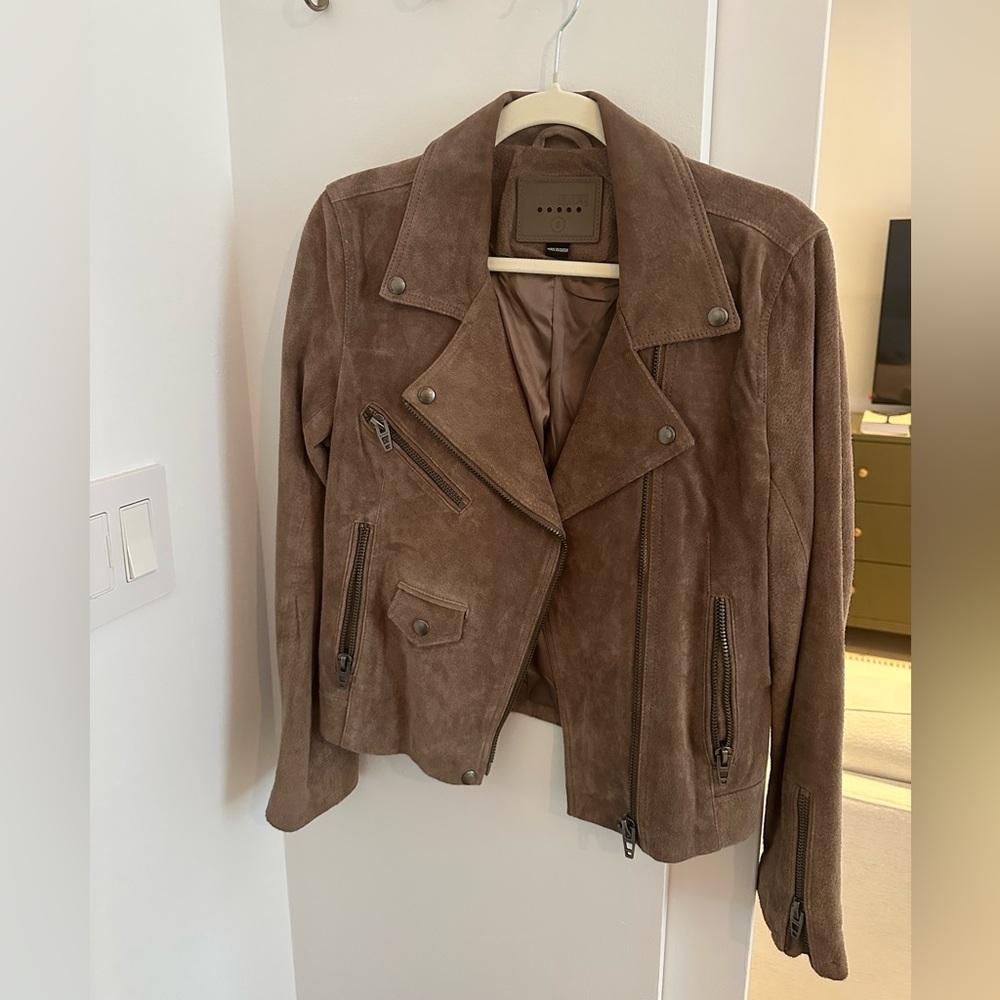 BLANKNYC Brown Suede Women's Jacket